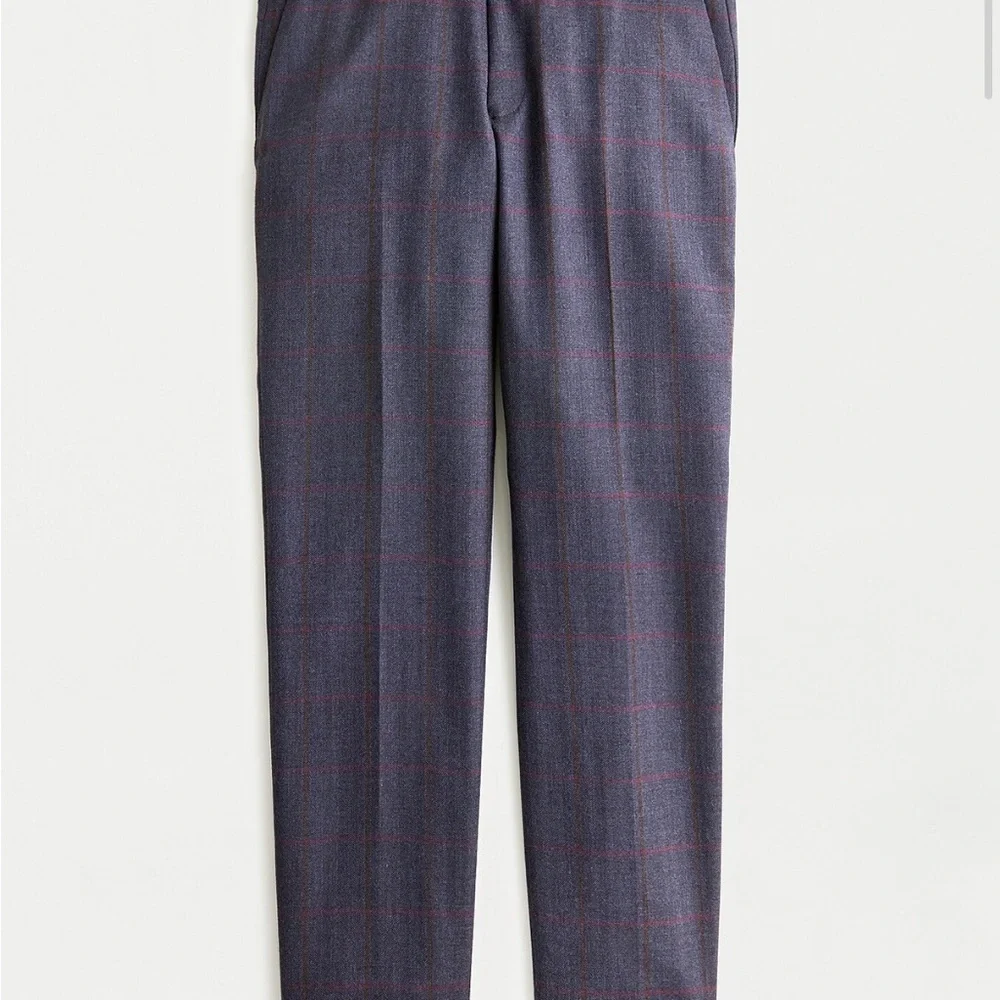 J.Crew Ludlow Slim Fit Suit in English Mini-Herringbone Windowpane Wool - Picture 6 of 7